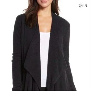 Barefoot Dreams Blooming Women Waterfall Cardigan size s/m